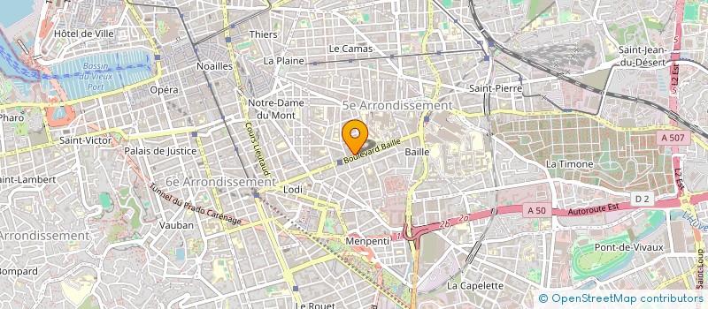 localisation de l'entreprise MADAME AMANDINE NARCY à MARSEILLE