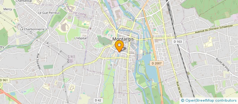 localisation de l'entreprise MADAME AMANDINE NAUDIN  MONTARGIS