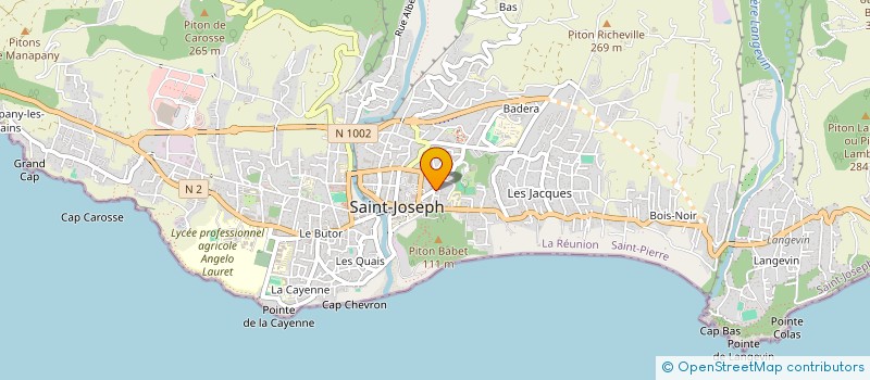 localisation de l'entreprise MADAME AMANDINE NAVARRO à SAINT-JOSEPH