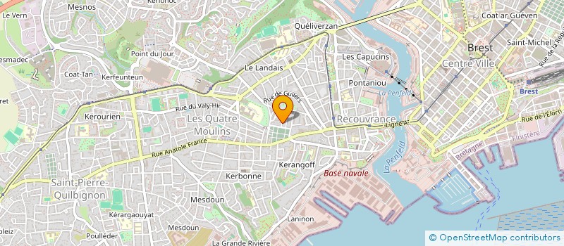 localisation de l'entreprise MADAME AMANDINE NOURRY à BREST