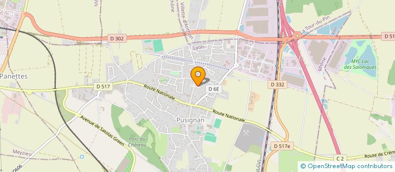 localisation de l'entreprise MADAME AMANDINE ORTEGA  PUSIGNAN