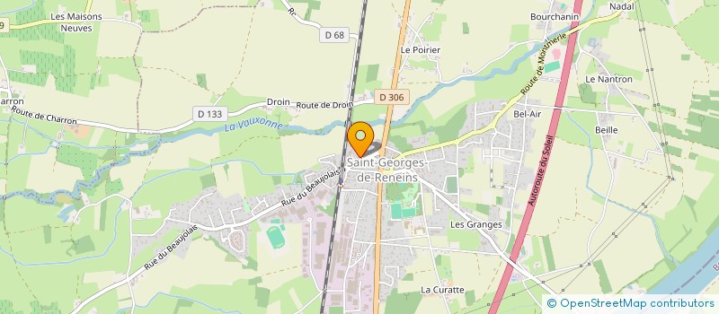 localisation de l'entreprise MADAME AMANDINE OVIZE  SAINT-GEORGES-DE-RENEINS