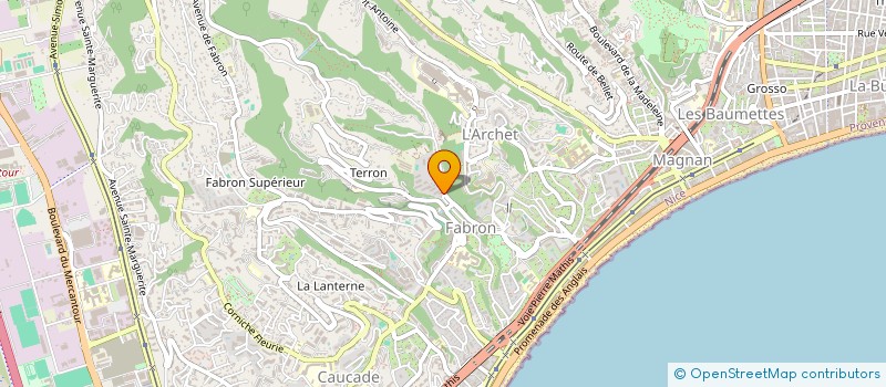 localisation de l'entreprise MADAME AMANDINE PAILLIEZ à NICE