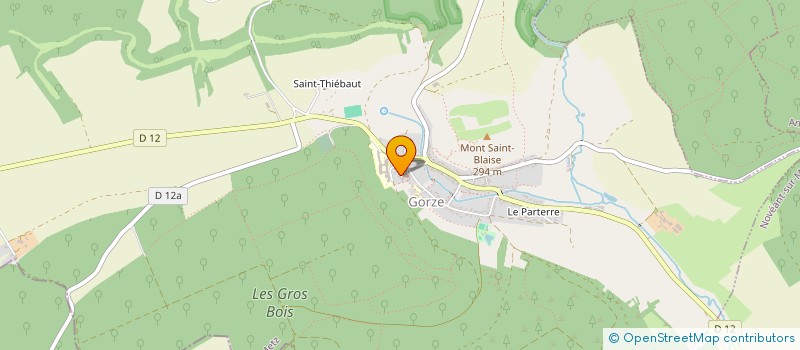 localisation de l'entreprise MADAME AMANDINE PANAROTTO à GORZE