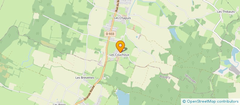 localisation de l'entreprise MADAME AMANDINE PAQUET  SERMOYER