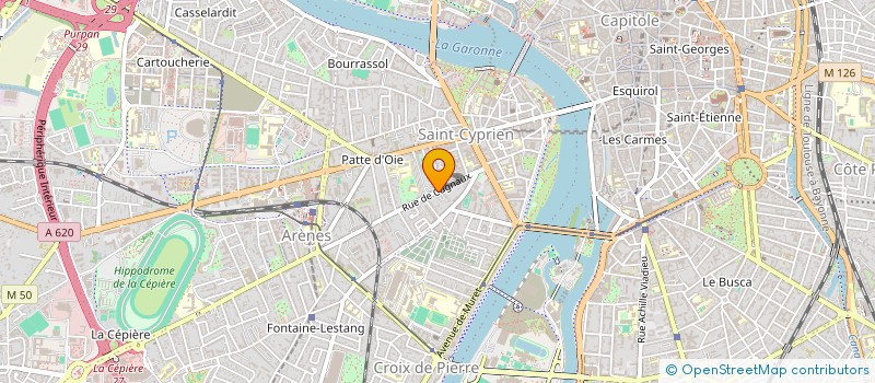 localisation de l'entreprise MADAME AMANDINE PARADIS  TOULOUSE