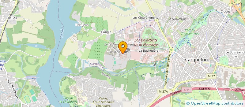 localisation de l'entreprise MADAME AMANDINE PARMENTIER à CARQUEFOU