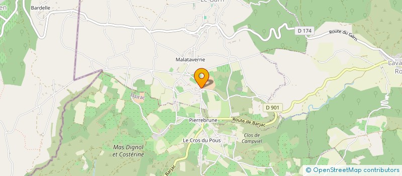 localisation de l'entreprise MADAME AMANDINE PATRINOS  LE GARN