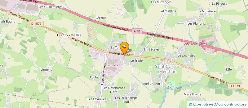 localisation de l'entreprise MADAME AMANDINE PELISSON à SAINT-CYR-SUR-MENTHON