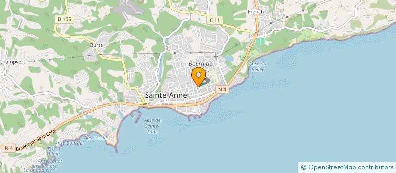 localisation de l'entreprise MADAME AMANDINE PERNOUD à SAINTE-ANNE