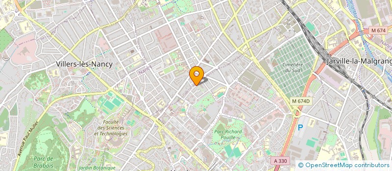 localisation de l'entreprise MADAME AMANDINE PERRIN  VANDUVRE-LES-NANCY