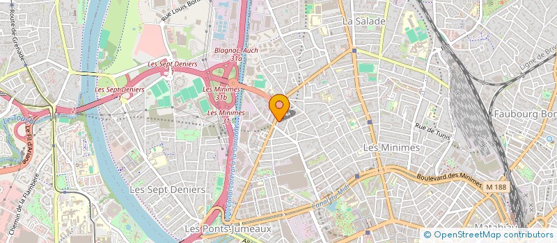 localisation de l'entreprise MADAME AMANDINE PETIT à TOULOUSE
