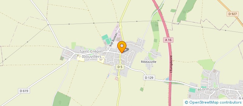 localisation de l'entreprise MADAME AMANDINE PETIT  SAINT-CREPIN-IBOUVILLERS