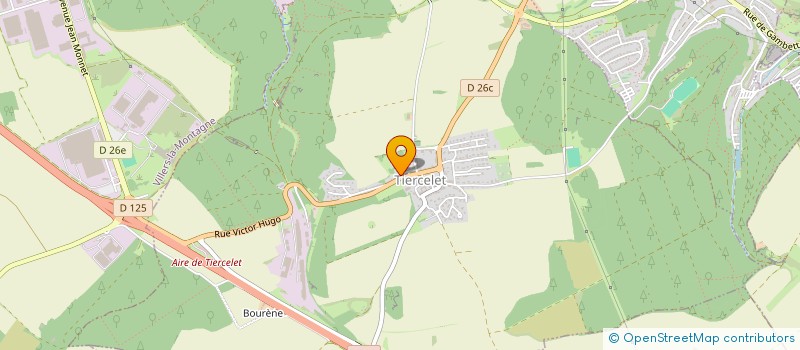 localisation de l'entreprise MADAME AMANDINE PETITPAS  TIERCELET