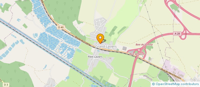 localisation de l'entreprise MADAME AMANDINE PEUVREL  GRAND-LAVIERS