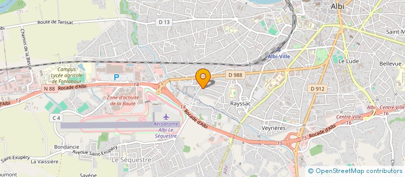 localisation de l'entreprise MADAME AMANDINE PFAFF  ALBI