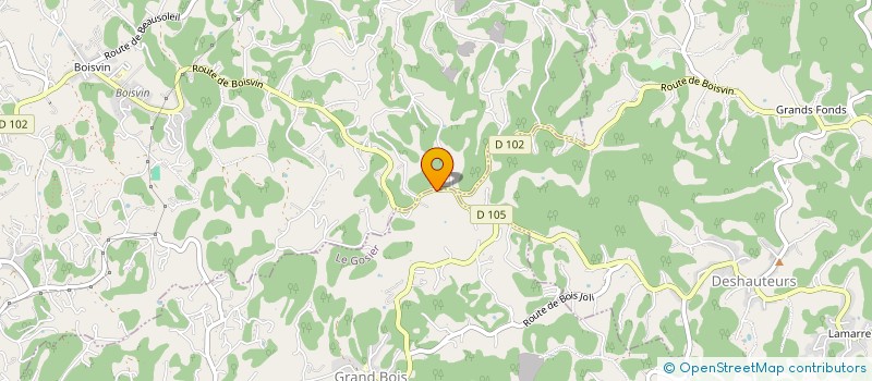 localisation de l'entreprise MADAME AMANDINE PHILIBERT  LES ABYMES