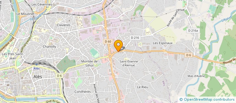 localisation de l'entreprise MADAME AMANDINE PIEDELOUP à ALES