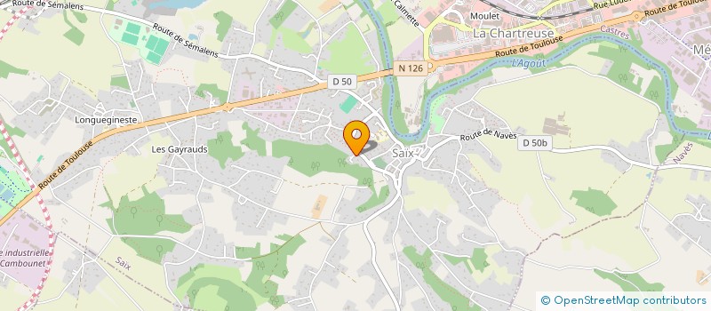 localisation de l'entreprise MADAME AMANDINE PIERGIOVANNI  SAIX