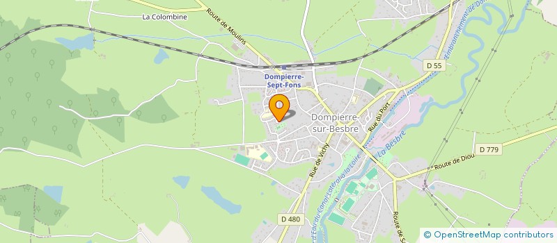 localisation de l'entreprise MADAME AMANDINE PIERRE à DOMPIERRE-SUR-BESBRE