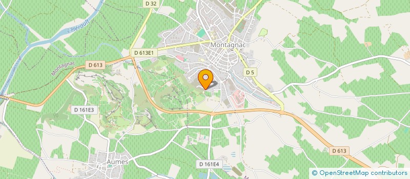 localisation de l'entreprise MADAME AMANDINE PINARD  MONTAGNAC