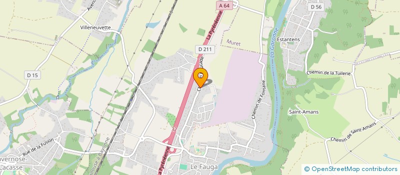 localisation de l'entreprise MADAME AMANDINE PINTE  LE FAUGA