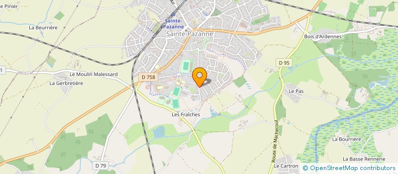 localisation de l'entreprise MADAME AMANDINE PIOU à SAINTE-PAZANNE