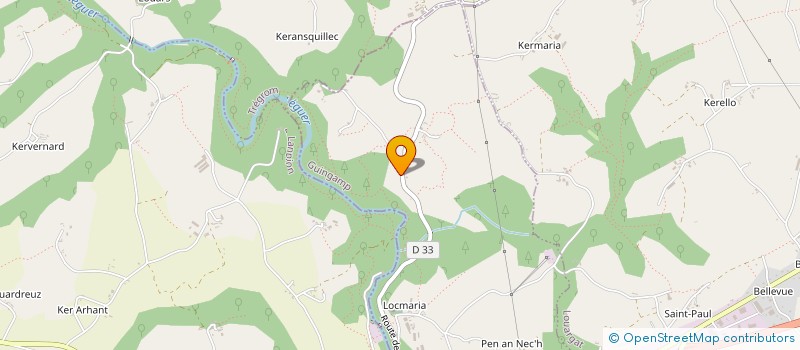 localisation de l'entreprise MADAME AMANDINE PODER  BELLE-ISLE-EN-TERRE