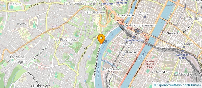 localisation de l'entreprise MADAME AMANDINE POLERO  LA MULATIERE