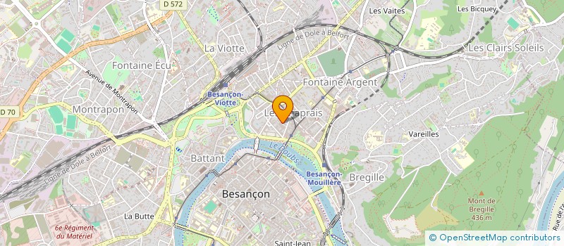localisation de l'entreprise MADAME AMANDINE POLET à BESANCON