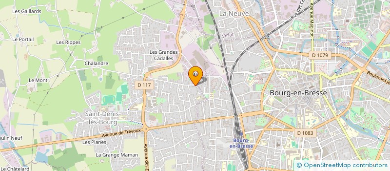 localisation de l'entreprise MADAME AMANDINE POMATHIOS  SAINT-DENIS-LES-BOURG