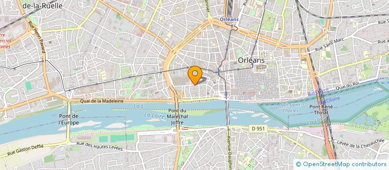 localisation de l'entreprise MADAME AMANDINE PORCHON à ORLEANS
