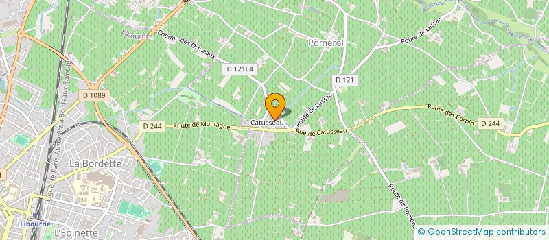 localisation de l'entreprise MADAME AMANDINE PORCQ  POMEROL