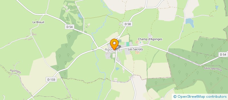 localisation de l'entreprise MADAME AMANDINE POSTIC  AGONGES