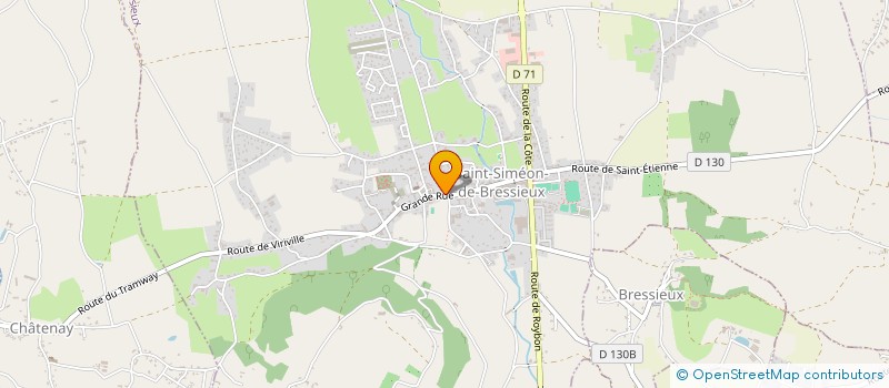 localisation de l'entreprise MADAME AMANDINE POULET  SAINT-SIMEON-DE-BRESSIEUX