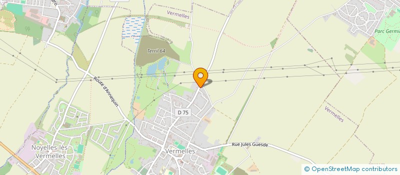 localisation de l'entreprise MADAME AMANDINE POUPON  VERMELLES