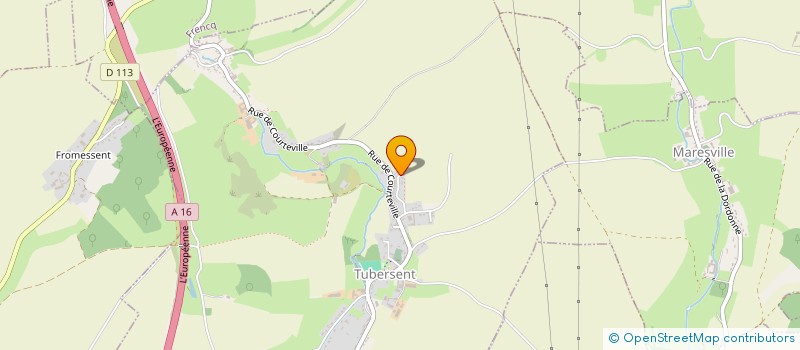 localisation de l'entreprise MADAME AMANDINE PRADIER  LA CALOTTERIE