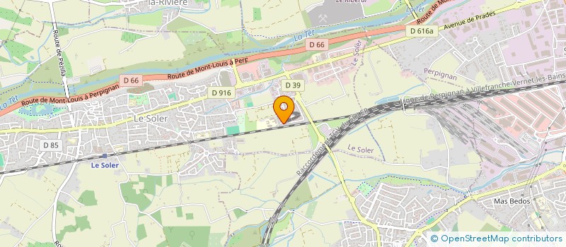 localisation de l'entreprise MADAME AMANDINE PRATS  LE SOLER