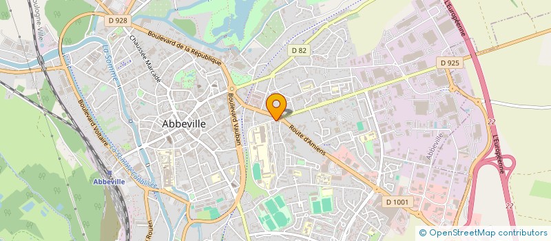 localisation de l'entreprise MADAME AMANDINE PREVOT à ABBEVILLE