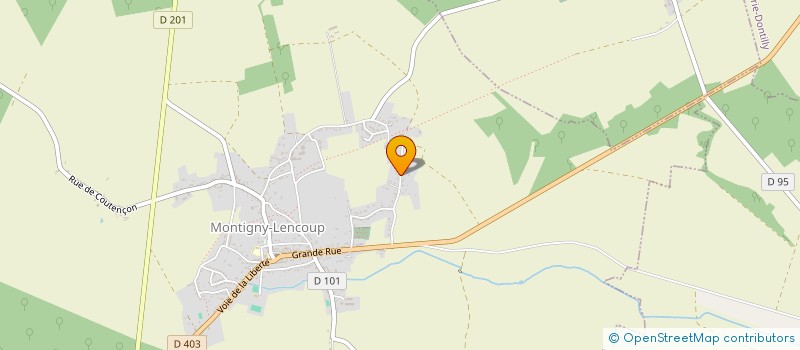 localisation de l'entreprise MADAME AMANDINE PRIOUL  MONTIGNY-LENCOUP