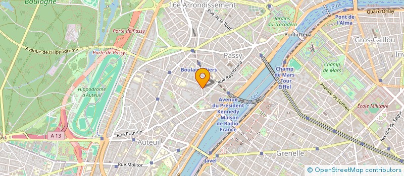 localisation de l'entreprise MADAME AMANDINE PROISY  PARIS