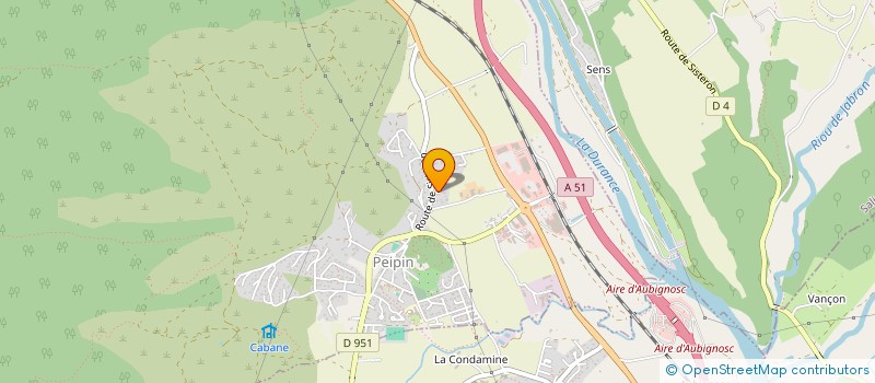 localisation de l'entreprise MADAME AMANDINE PUJOL  CHATEAUNEUF-VAL-SAINT-DONAT