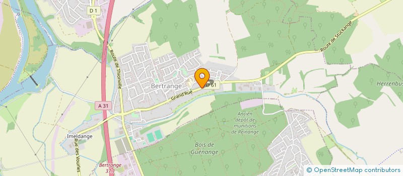 localisation de l'entreprise MADAME AMANDINE PURCHLA  BERTRANGE