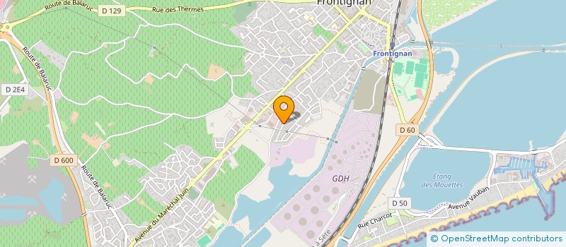 localisation de l'entreprise MADAME AMANDINE QUEROL à FRONTIGNAN