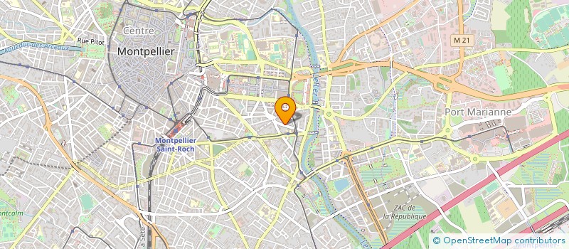 localisation de l'entreprise MADAME AMANDINE QUINIOU à MONTPELLIER
