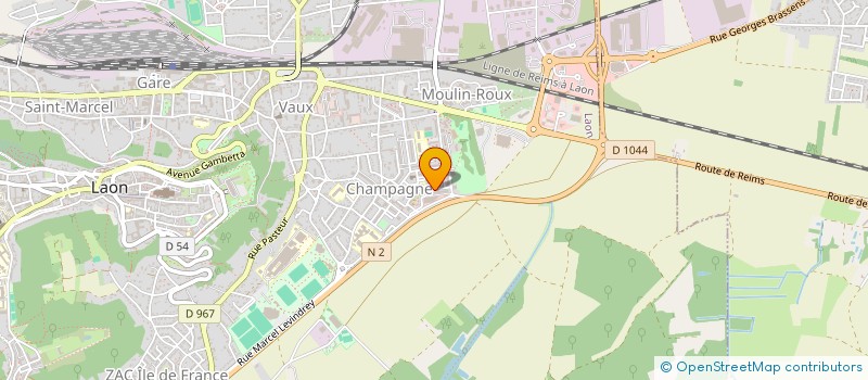 localisation de l'entreprise MADAME AMANDINE QUINTOIS à LAON