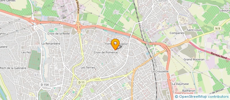 localisation de l'entreprise MADAME AMANDINE RACAUD à BEZIERS