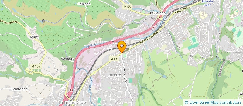 localisation de l'entreprise MADAME AMANDINE RAMDANI  LORETTE