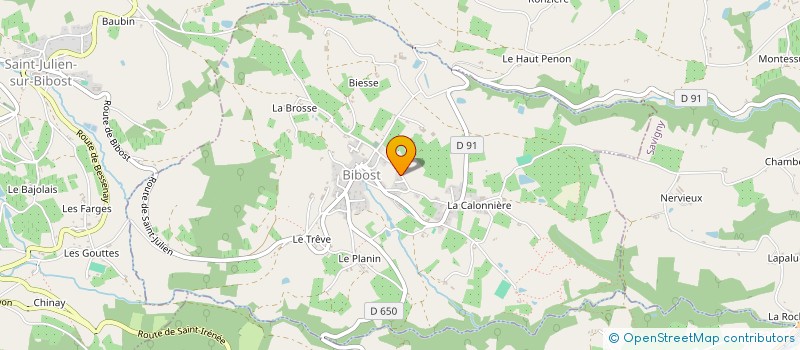 localisation de l'entreprise MADAME AMANDINE RAMPON  BIBOST