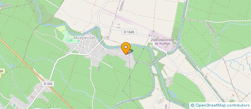 localisation de l'entreprise MADAME AMANDINE RANCOULE  MIREPEISSET